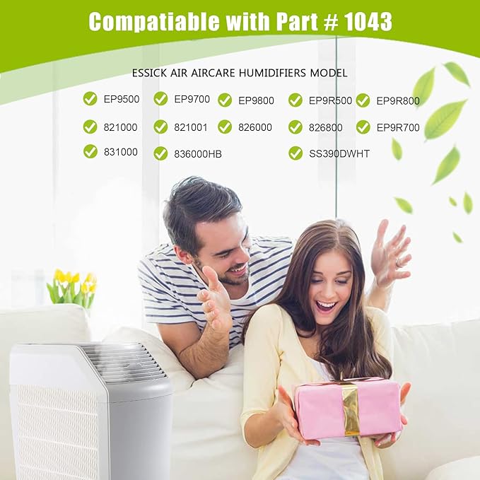 1043 Super Wick Humidifier Filter Replacement for Essick Air AirCare Bemis Essick Compatible with EP9500 EP9700 EP9800 EP9R500 821000 826000 826600 826800 826900 831000 EP9R Humidifiers - Image 6
