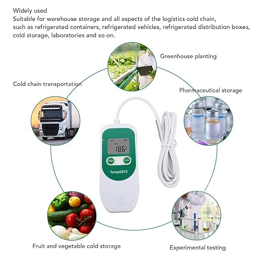 TOPINCN Digital Temperature Humidity Data Logger, USB Temperature Humidity Data Logger Recorder PDF CSV, External Probe for Storage and Cold Chain Logistics - Image 4