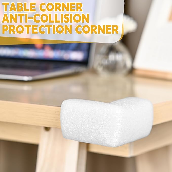 36 Pcs Foam Corner Protectors for Shipping, L-Shaped Edge Guards for TV Moving Box, Picture Frames, Mirrors, and Furniture, Must-Have Moving Supplies - Image 7