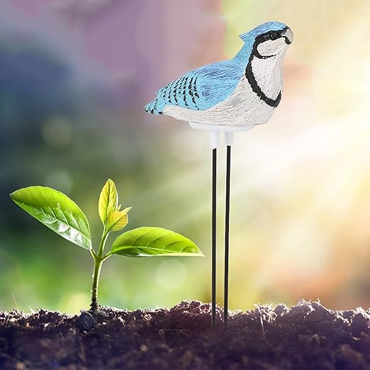 Watering Alarm Bird Plant Soil Tester, Hygrometer Sensor Gardening Tool, for Planter Water Remind Warining Alert(Battery Included)(Blue) - Image 5