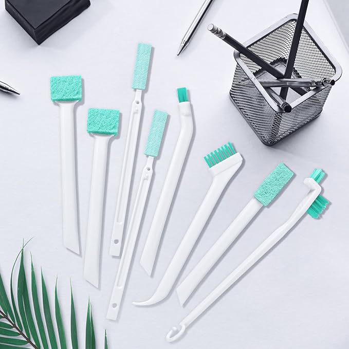Small Cleaning Brush Tight Spaces, 8pcs Crevice Cleaning Brushes Tool for Household Use, Tiny Cleaning Brush Mini Parts Humidifier Toaster - Image 7
