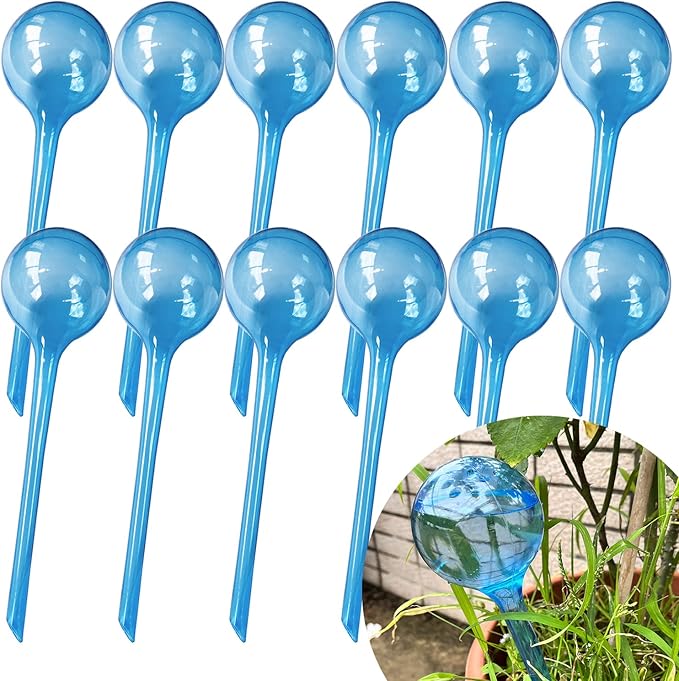 MOONSOUND 12pcs Plant Watering Globes - Automatic Plant Watering Bulbs for Indoor & Outdoor Potted Plants, Durable Plastic Garden Watering Devices by MOONSOUND