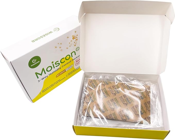62% Two-Way Humidity Control Packs, 67 Gram 20 Pack for Storing 1 lb, Size 67 Moisture Control Packets Individually Wrapped, Humidifier Packs for Storage Containers - Image 9