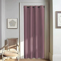 NICETOWN Door Curtain for Closet Doors 80 Inches Long 1 Panel, Blackout Doorway Curtain for Open Closet Bedroom, Room Divider Living Room for Privacy (Dry Rose, 1 Panel, 46W x 80L) by NICETOWN