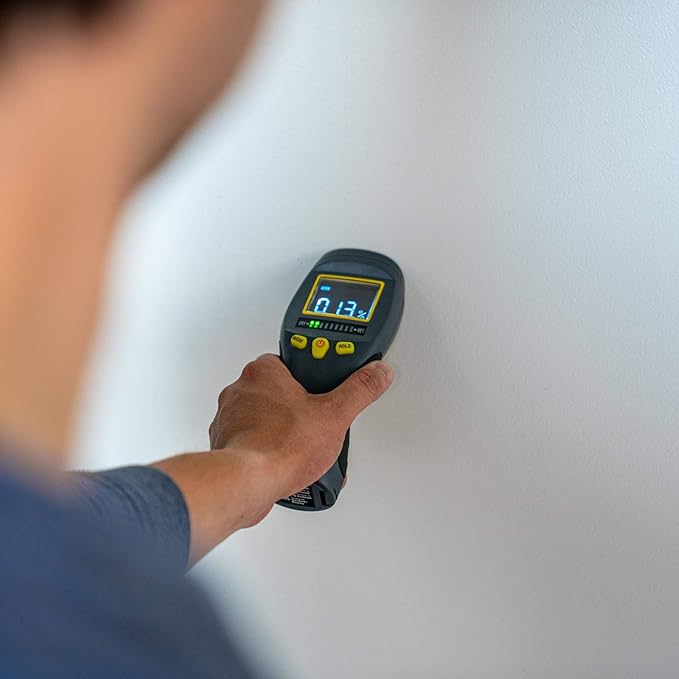 General Tools LCD Moisture Meter #MM8 - Leak and Humidity Detector - Pinless and Non-Invasive - Image 7