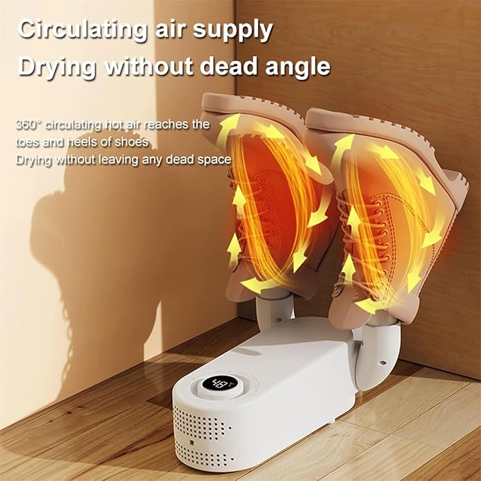 Boot Dryer Shoe Dryer Glove Dryer Boot Warmer, Foldable and Lightweight Suitable for Home, Work, Travel, and Dormitory, Quick Drying for Shoes, Gloves, Hats, Socks, Ski Boots - Image 4