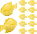 Funmit Humidifier Cleaning Fish, 12 Pack Humidifier Cleaner for Humidifiers and Fish Tanks, Purifies Water, Prevents Hard Water Build-Up, Reduces Scale, Yellow by Funmit