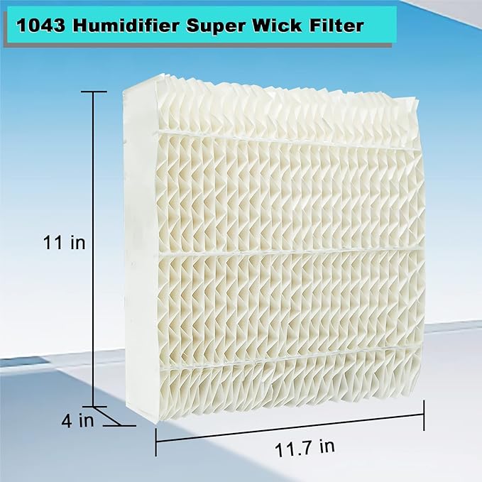 2 Pack 1043 Humidifier Super Wick Filter Compatible with Essick Air AIRCARE EP9800, EP9700, EP9500, EP9R800, EP9R500, 831000, 826800, 826000, 821000 and Bemis Space Saver 800, 8000 Series Humidifiers - Image 2