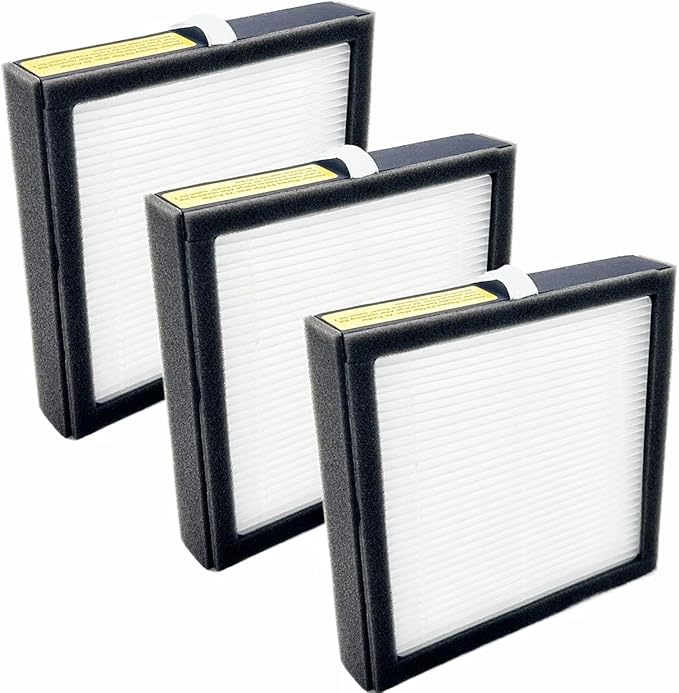 (3-Pack) Replacement True HEPA Filters Compatible with Afloia AQ8 Q8/ Honati/Hysure Q7/Tenergy Sorbi DH02 Air Purifier 2-in-1 Dehumidifier(1000ML),H13 Air Clean Dust VOCs by HODSEUKIN