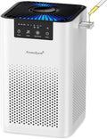 AromaRoom Air Purifiers for Bedroom with 3-in-1 HEPA Filter, Air Purifiers for Home Pet Pee Smell with Aromatherapy, Quiet 360° Airflow Air Cleaner for Office, Dorm, Apartment, Kitchen, AP102 White by AromaRoom