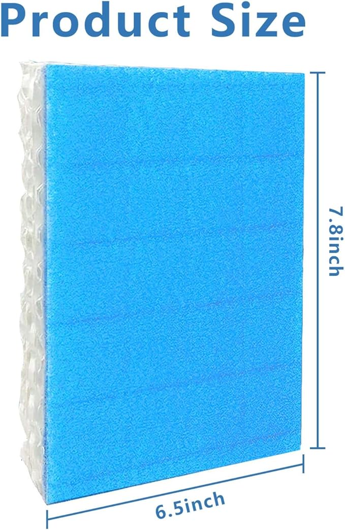Filter Replacement for Honeywell Humidifier Filter T HFT600, Wicks with Blue Pre-Filter Layer, Humidifier Filters Compatible with Honeywell Humidifier HEV615 HEV620 (4 Filters & Blue Pre-Filter Layer) - Image 5