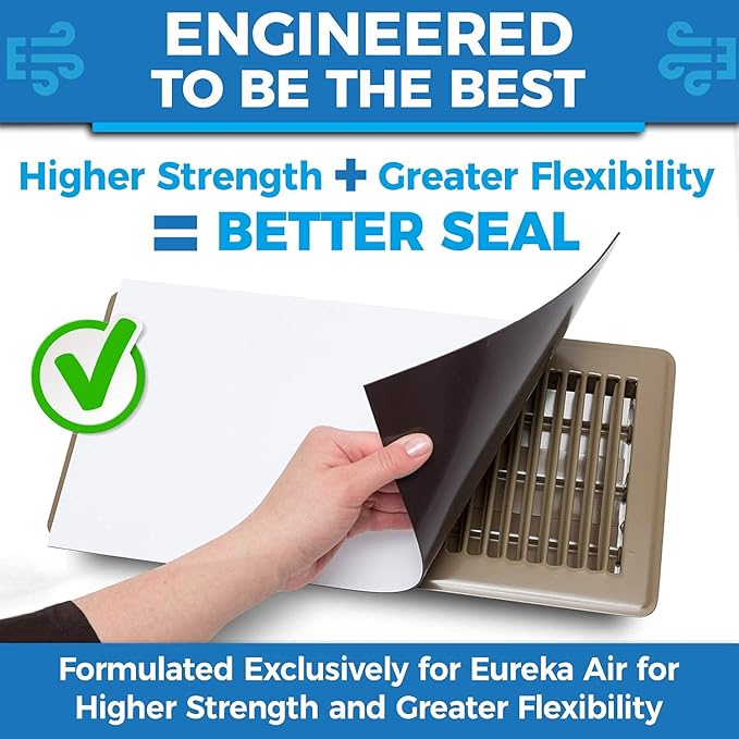 High Strength Magnetic Vent Cover 3 Pack (8" X 15.5") for Floor, Wall and Ceiling Steel Registers, Home and RV, HVAC and AC - Image 4