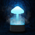 Rain Cloud Humidifier Water Drip with Adjustable LED Lights White Noise Humidification Desk Fountain Bedside Sleeping Relaxing Mood (White) by Riecin