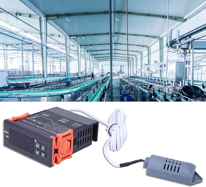Oumefar AC 220V Digital Air Humidity Controller Range 1%-99% RH High Precision HM-40 Type Sensor Humidity Regulator for Measuring Air Humidity - Image 5