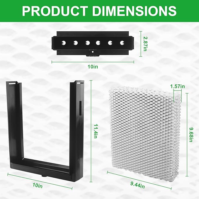 4793 Humidifier Maintenance Kit for AprilAire Whole-House Humidifier 550 558 550A with Water Panel Model No. 10 Humidifier Replacement Filter - Image 2