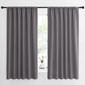 NICETOWN Blackout Curtain Panels for Window - Thermal Insulated Rod Pocket Blackout Drapes/Draperies for Dining Room (2 Panels, W62 x L63 inches, Grey) by NICETOWN