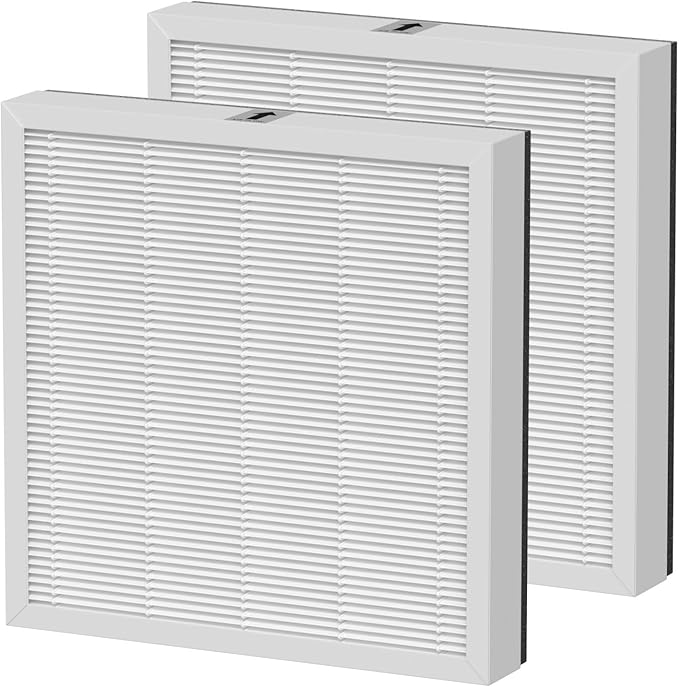 2 Pack AH300 True HEPA Air Filter Replacement Compatible with BONECO H300 H400 Hybrid Humidifier and Air Cleaner Purifier Filter by Ganteny