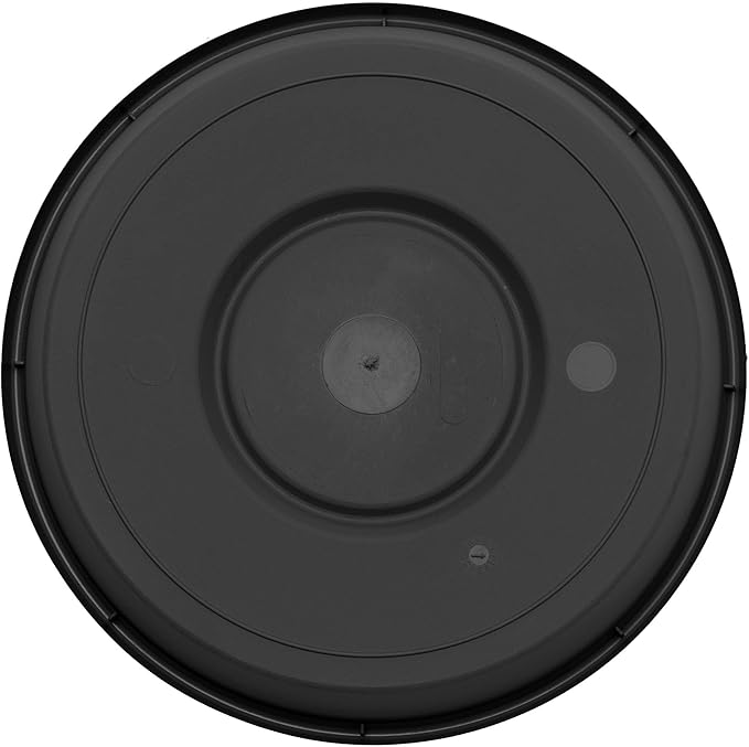 Bloem Terra Resin Saucer Tray: 4.75" Bottom Width - Black - Matte, Durable, Ribbed Bottom, Indoor and Outdoor, Fits 6" Terra Pots - Image 5