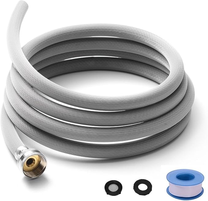Dehumidifier Hose for Drainage 3/4" FHT, with Premium Brass Connectors (11FT) by XUESNOF