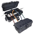 Flemoon [2 Pack] Outdoor Electrical Box Waterproof, Medium Weatherproof Electrical Box (11.5x5.2x4 inch) w/6 Cable Entry Ports, Extension Cord Cover for Power Strip, Timer, Plug, Holiday Light, Gray by FLEMOON