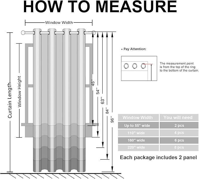 Hiasan Blackout Curtains for Bedroom - Thermal Insulated & Light Blocking Window Curtains for Living Room, 2 Drape Panels Sewn with Tiebacks, Christmas Red, 42 x 54 Inch - Image 7