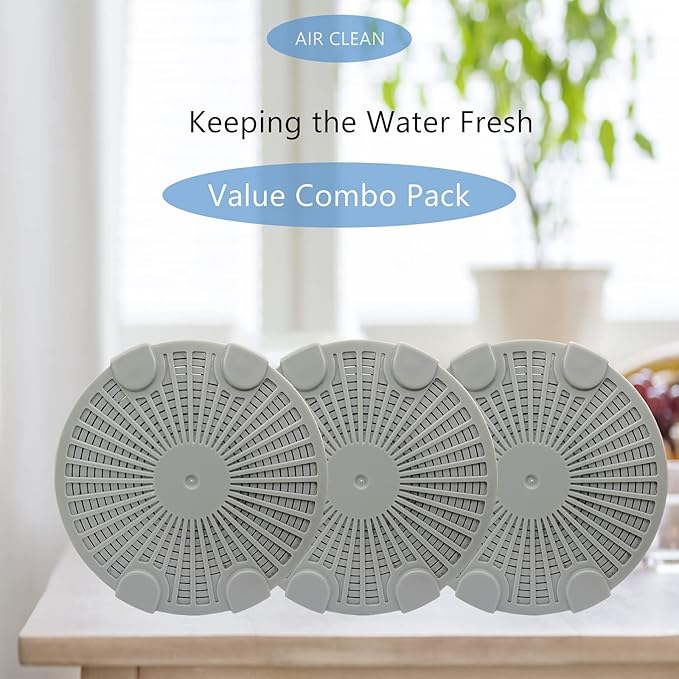 Hydro Cell A200 Humidifier Filter with Activated Carbon Compatible with BONECO & AIR-O-Swiss Ultrasonic Humidifier, 3 Pack Gray - Image 8