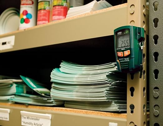 Extech RHT20 Humidity and Temperature Datalogger - 16,000 Reading Memory, Dew Point, Time/Date Stamp, USB Data Download, Compact Indoor Air Quality Monitor - Image 2