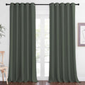 NICETOWN Blackout Curtain for Bedroom 102 inches Long - Grommet Thermal Curtain Light Blocking Room Darkening Window Treatment for Living Room (Dark Mallard, 1 Panel, W66 x L102) by NICETOWN
