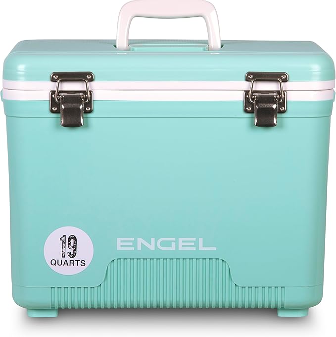 Engel 19qt Leak-Proof, Air Tight, Drybox Cooler and Small Hard Shell Lunchbox for Men and Women by ENGEL