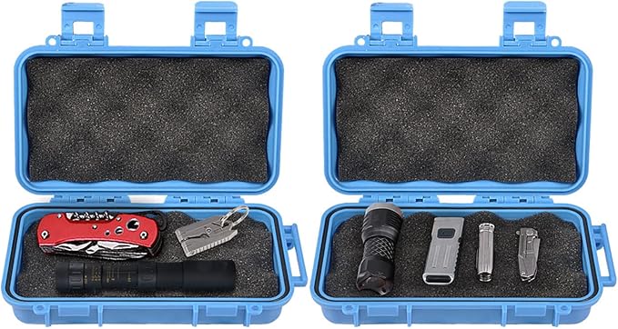 Ejoyous Waterproof Dry Storage Box, Waterproof Box Plastic Survival Container Shockproof Dry Storage Case with 2 U Shape Buckle for Fishing Camping Hiking - Image 5