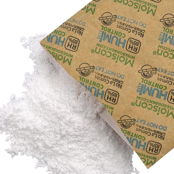 85% Two-Way Humidity Control Packs, 60 Gram 5 Pack for Storing 1 lb, Size 60 Seasoning Packets Moisture Control Packets Individually Wrapped, Humidifier Packs for Season Wood Humidifier Boxes - Image 6