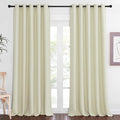 NICETOWN Blackout Living Room Curtain 102 inch Length - Grommet Thermal Insulated Cold & Heat Blocking Window Treatment Sound Reducing Drape for Bedroom (Beige, 1 Piece, W66 x L102) by NICETOWN