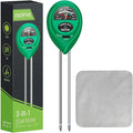 apine Soil Moisture Meter,3 in 1 Soil pH Tester,Soil Tester with Moisture,Light,and pH Test for Garden,Farm,Lawn,Indoor,Outdoor (No Battery Needed) by apine