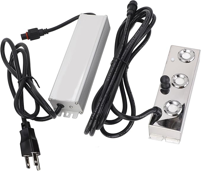 Garosa Ultrasonic Mist Maker, 3 Head Stainless Steel Fogger IP67 Water Proof Power Supply for Indoor Outdoor Landscape Garden Humidifier (US Plug) - Image 8