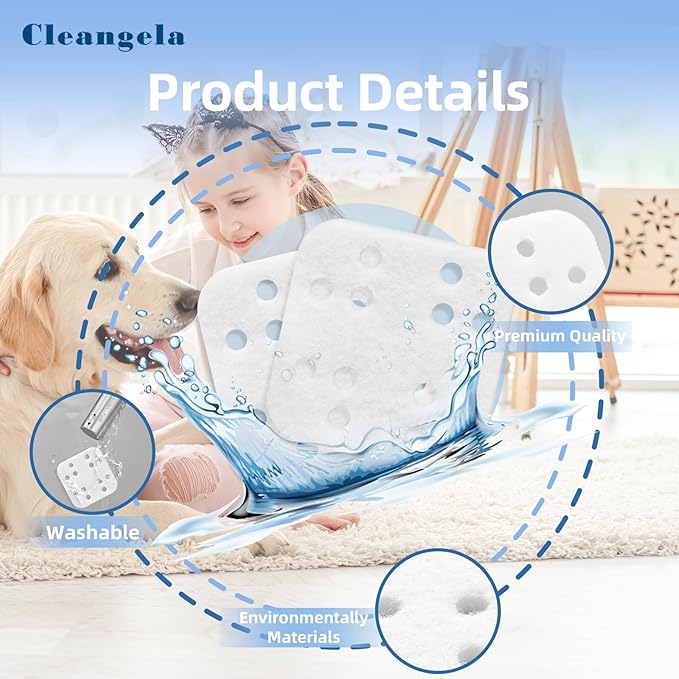 30-Pack Mineral Absorption Pads Compatible with Dreo Humidifiers HM713, HM713S, HM813S and HM717S, Reduce Limescale, Humidifier Pads, Improve Humidification Efficiency, White - Image 5