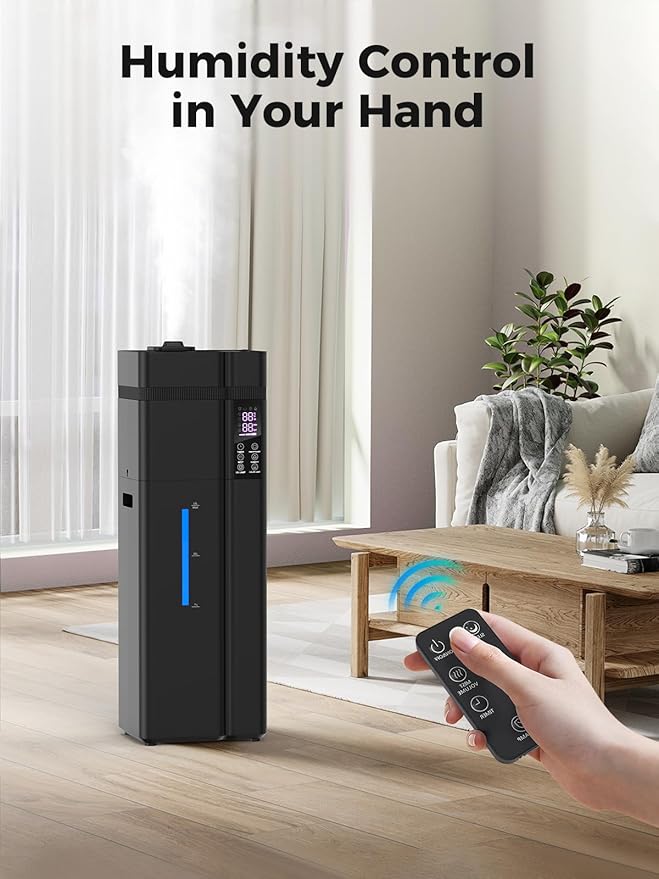 13L/3.43Gal Humidifier Large Room, 800ft² Coverage, 100H Runtime, Auto Humidity Control, Top Fill, Humidifiers for Bedroom, 35dB Quiet, Sleep Mode, Aroma Diffuser, 24H Timer, Auto Shut-off Protection - Image 7