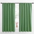 NICETOWN Blackout Curtains for Living Curtains, Froest Green, Set of 2, 52 by 63 Inch, Window Treatment Blackout Curtain Panels, Home Decor Thermal Insulated Solid Drapes for Bedroom by NICETOWN