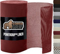 GORILLA GRIP powerGRIP Drawer Shelf and Cabinet Liner, Thick Strong Hold, Non-Adhesive Liners Protect Kitchen Cabinets and Cupboard, Bathroom Drawers, Easy Install, Breathable Mat, 20" x20', Red by GorillaGrip