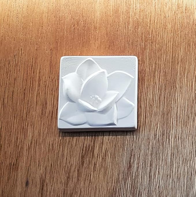 Healing Ceramic Stone Diffuser-Magnolia-Korean flower Series - Odor Eliminator, Air Purifying, Humidity Control, Aromatherapy Passive Diffuser (Magnolia) - Image 3