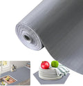 Beautysaid Shelf and Drawer Liner for Kitchen Cabinet, Non Adhesive Non Slip Shelf Paper Waterproof Washable Thickened for Dresser Pantry Shelve Bathroom Protector Liner(Gray,12 in x 30 FT) by Beautysaid