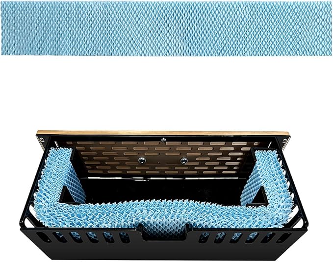 VEVOR Humidifier Replacement Filter, Single Pack Humidifying Pad Compatible with YC-88 Cigar Humidor Water Tank, 3D Multi-Layer Honeycomb Mesh, Cigar Flavor Preservation, Cut-to-Fit for Your Humidor by VEVOR