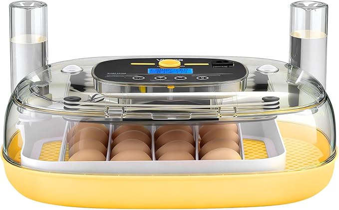 VEVOR 24 Egg Incubator, Automatic Egg Turner with LED Candler, Temperature & Humidity Control, 360° View Clear Window, Auto Water Refill, Poultry Eggs Incubators for Hatching Chicks Ducks Goose Quail - Image 10