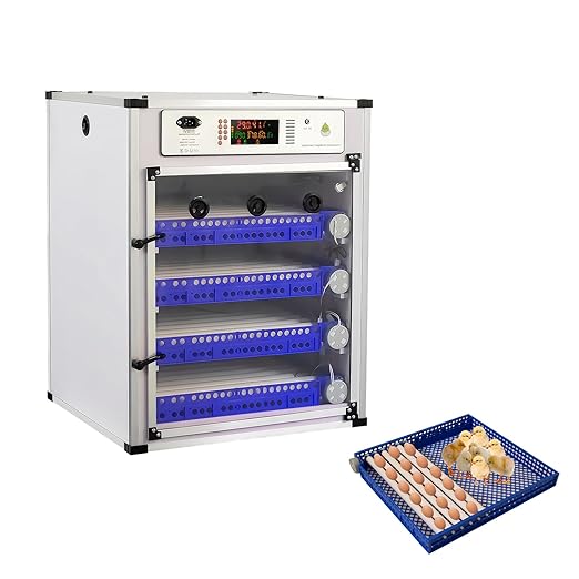 272 Eggs Incubator ，Automatic Incubator for Hatching Eggs, with Automatic Egg Turning and Temperature Humidity Control, Poultry Hatching Incubator for Chicken Duck Goose Quail Bird by YAKUST