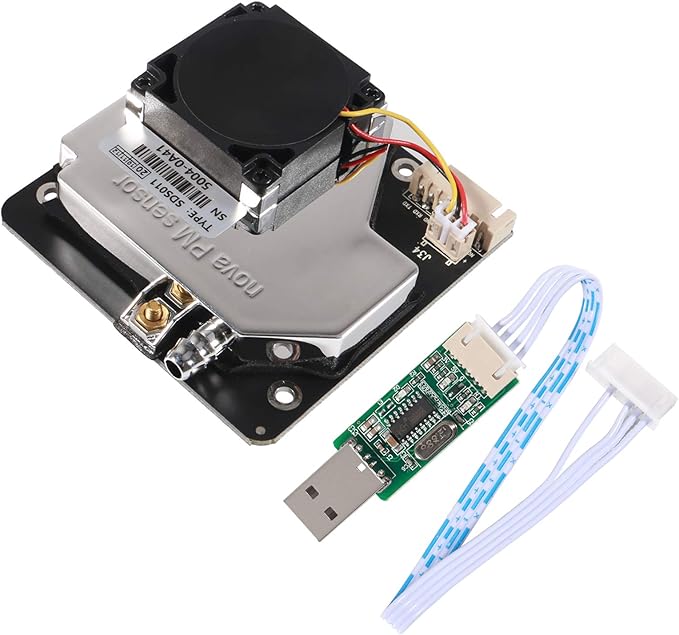 AITRIP PM Sensor SDS011 High Precision PM2.5 Air Quality Detection Sensor Module Super Dust Sensors Digital Output Compatible with Arduino by AITRIP