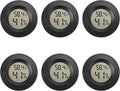 Mini Hygrometer Digital Thermometer Humidity Meter 6 Pack Hygrometer Thermometers Indoor/Outdoor Humidity Monitor Reptile Thermometer for Greenhouse Garden Cellar Fahrenheit(℉)/ Celsius(℃) by SerundoAuto