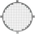 Repa Market 8" Inch Galvanized Steel Round Crawl Space Vent Grid - Inlet Outlet Ventilation Guard - Universal Metal Air Supply Exhaust Protection Mesh - Durable Duct Grille by RepaMarket