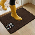 GORILLA GRIP SOAKSTOPPER Dog Door Mat, 30x20 Machine Washable Rug Absorbent Doormat Captures Moisture Mud Dirt, Quick Dry Soft Chenille Entryway Rugs Indoor Entrance Mats for Dog Paws, Brown by GorillaGrip