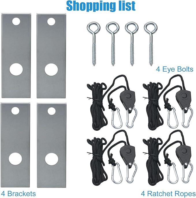 5822 Dehumidifier Hanging Kit for AprilAire Crawl Space, Basement, Whole-House Dehumidifier Models E070, E080, E100, E130, 1820, 1830, 1850, 1852, 1870, 1872 - Image 4
