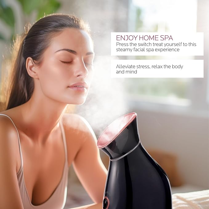 Colorfarm Facial Steamer Nano Ionic: Face Steamer Deep Cleaning Unclogs Pores - Humidifier Warm Hot Mist Home Sauna Spa for Women Men Sinuses Moisturizing - Image 7
