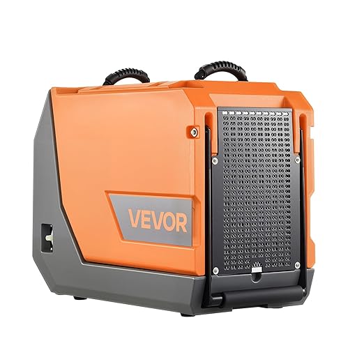 VEVOR 180 Pints Commercial Dehumidifier with Pump/Drain Hoses, Portable Crawl Space Dehumidifiers for Basement Storage Room Industrial Grade, Auto Defrost, Heavy-duty LLDPE,Foldable Handle - Image 9